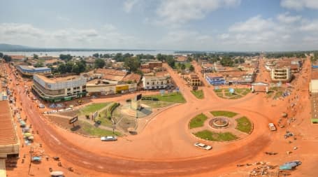 Centrul capitalei, Bangui