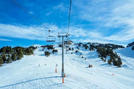 Telescaun schi în Chamrousse, Franța