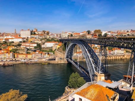 Podul Dom Luís I din Porto, Portugalia