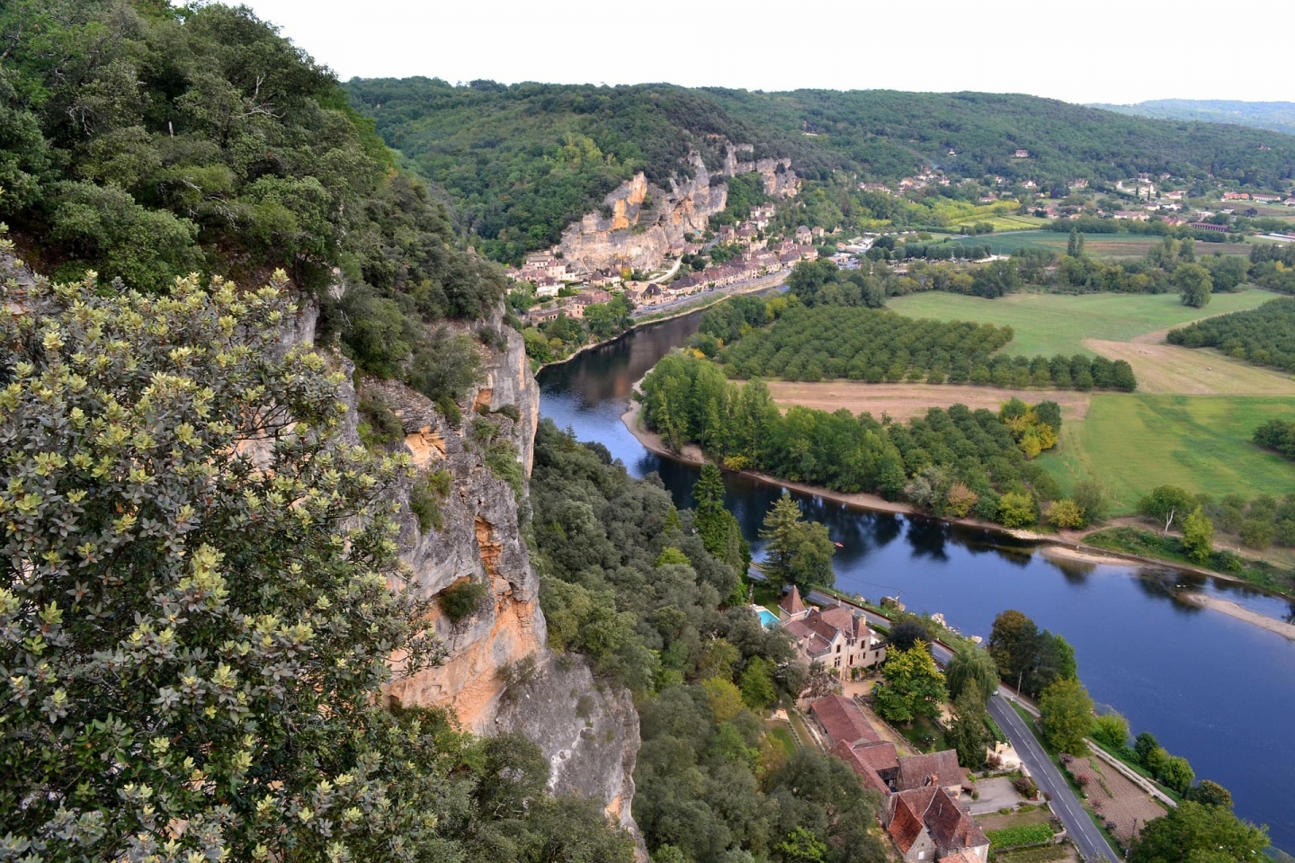 Valea Dordogne, în Aquitania
