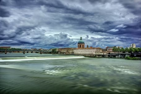 Cursul Garonne prin Toulouse, Midi Pirinei