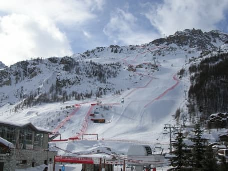 Pârtia de schi din Val d'Isère