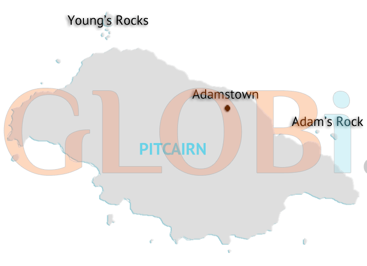 Harta online Pitcairn