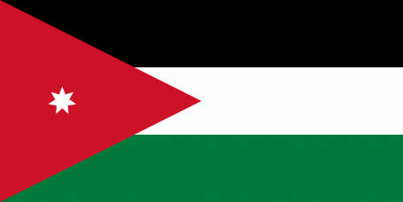 Informații de călătorie Iordania - steagul Iordaniei