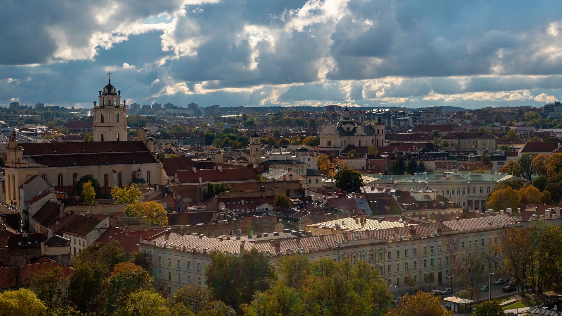 Panorama Orașului Vechi din Vilnius