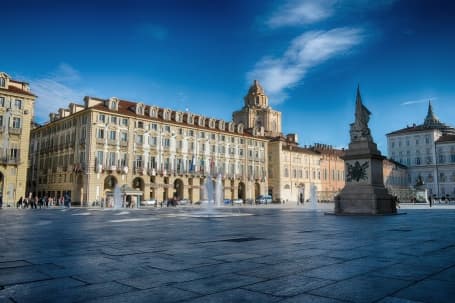 Piazza Castello și Palazzo della Regione din Torino, Italia