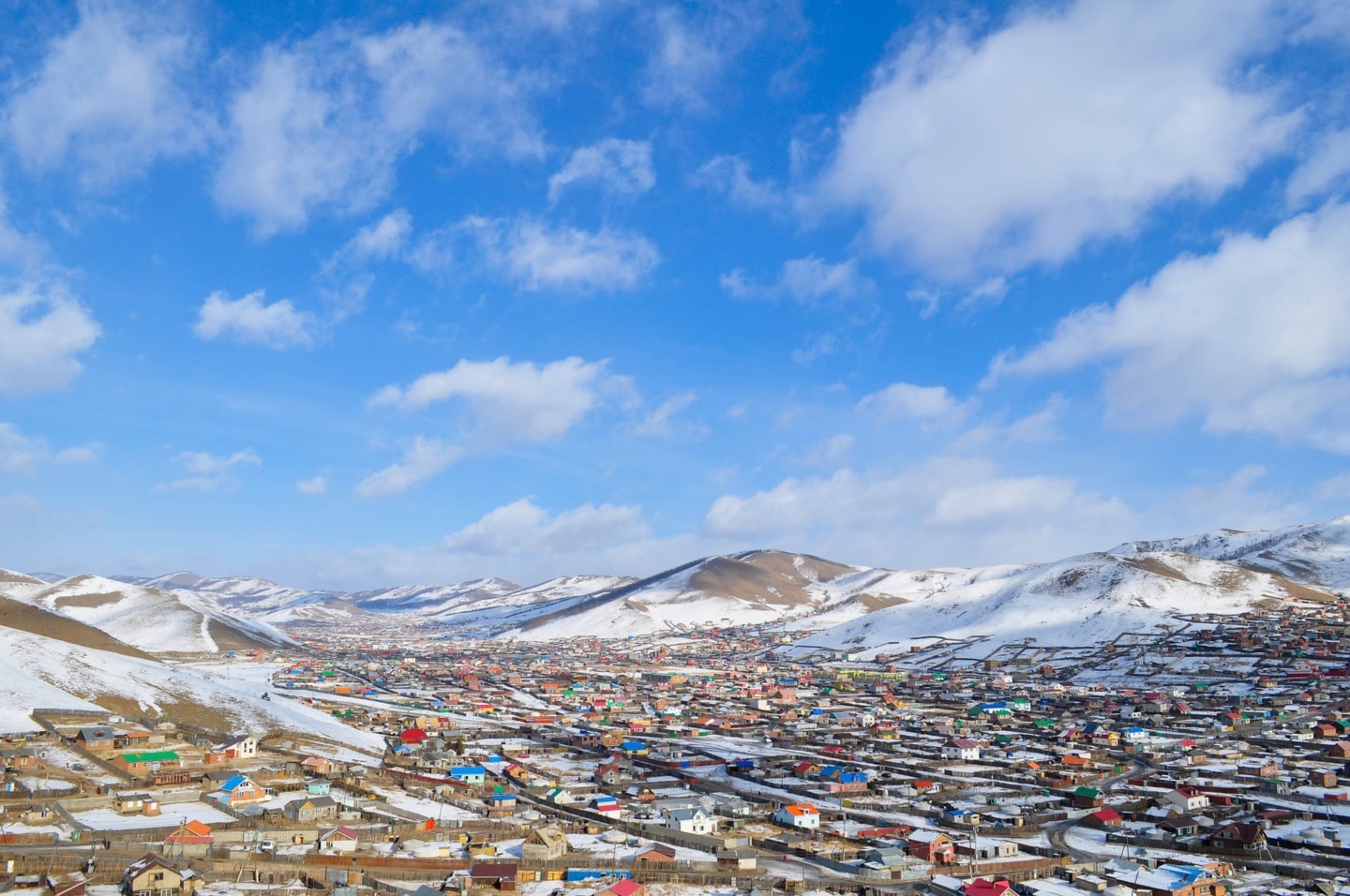 Suburbie a capitalei Mongoliei